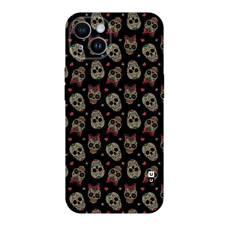 Skull Pattern Original Polycarbonate Back Case for iPhone 14