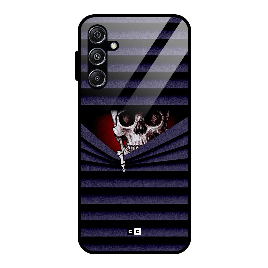 Skull Peak Glass Back Case for Galaxy M34 5G
