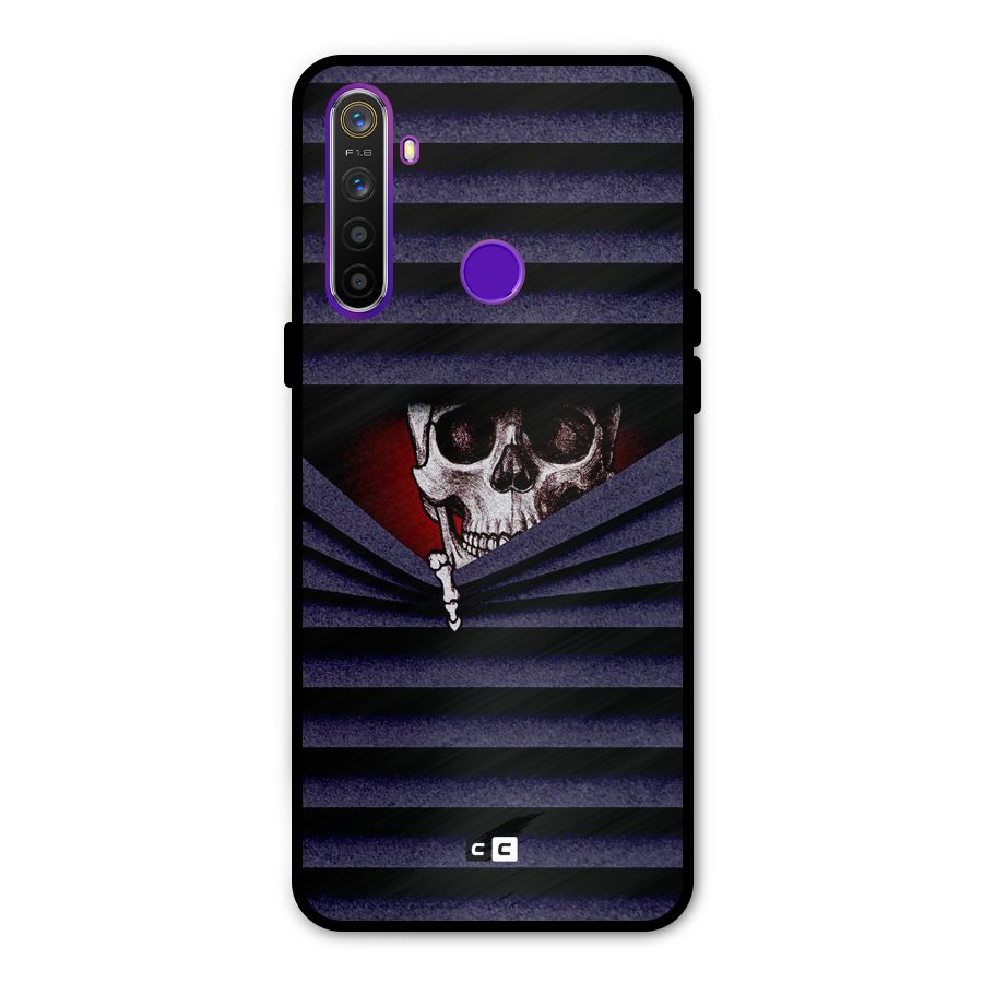 Skull Peak Glass Back Case for Realme 5s