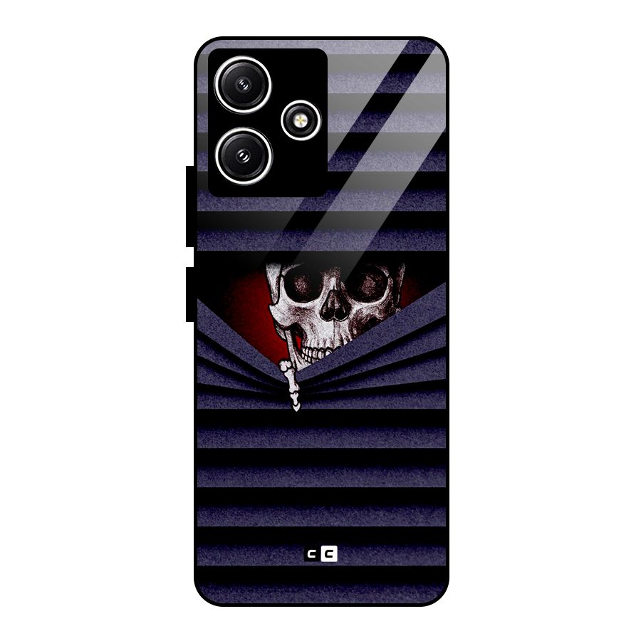 Skull Peak Glass Back Case for Redmi 12 5G