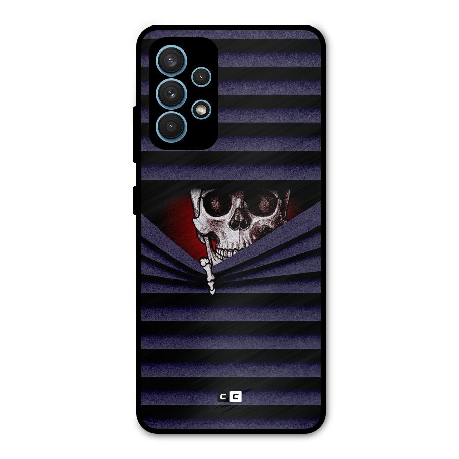 Skull Peak Metal Back Case for Galaxy A32