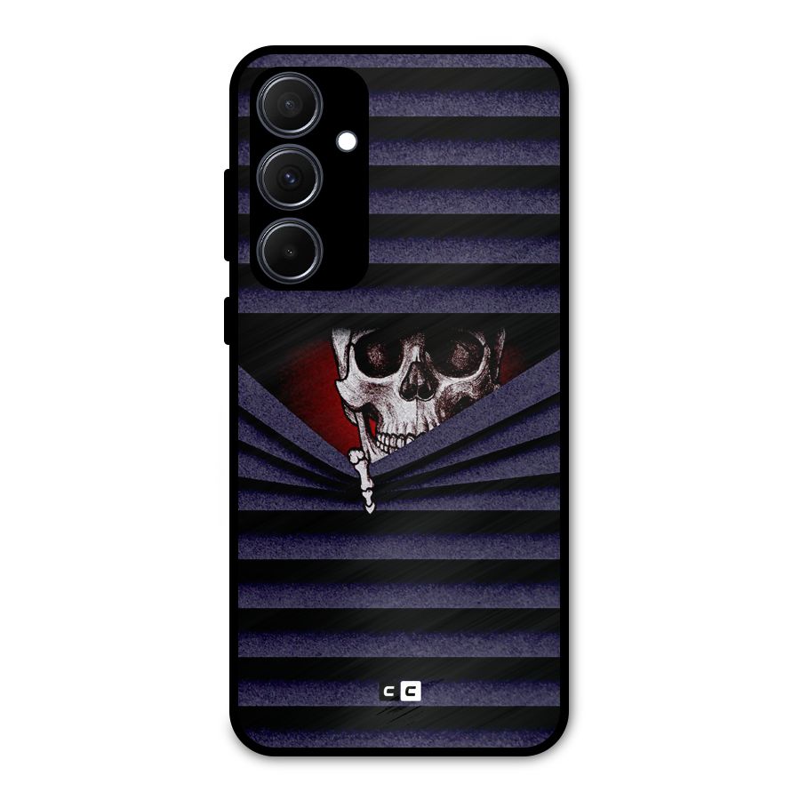 Skull Peak Metal Back Case for Galaxy A35