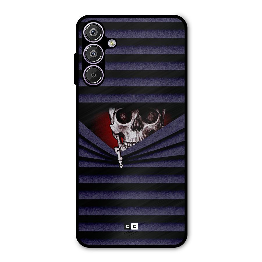 Skull Peak Metal Back Case for Galaxy F15