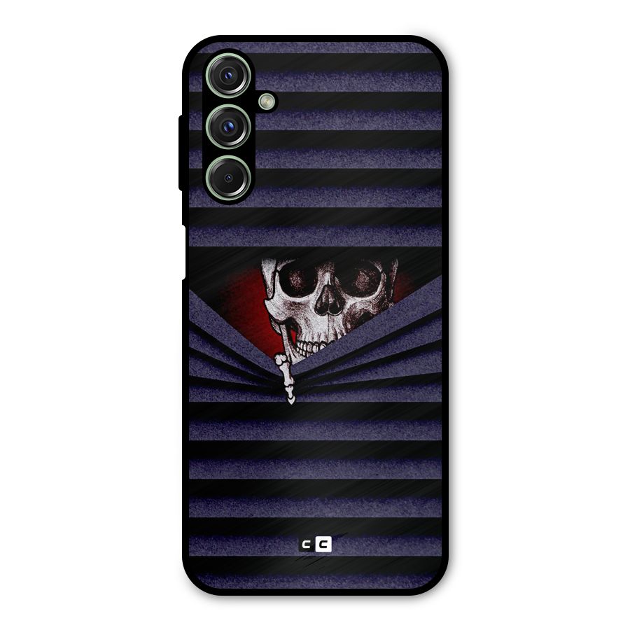 Skull Peak Metal Back Case for Galaxy F34