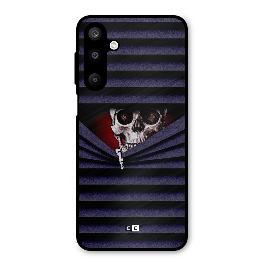Skull Peak Metal Back Case for Galaxy M16