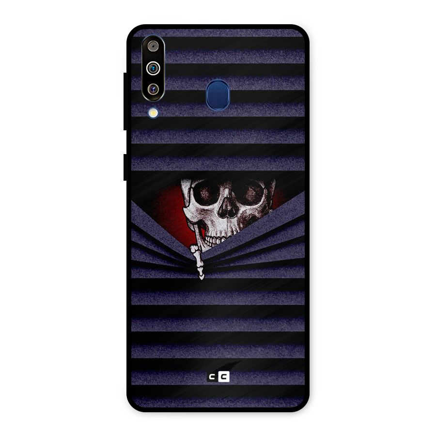 Skull Peak Metal Back Case for Galaxy M30