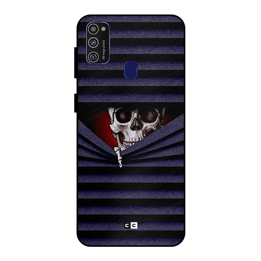 Skull Peak Metal Back Case for Galaxy M30s