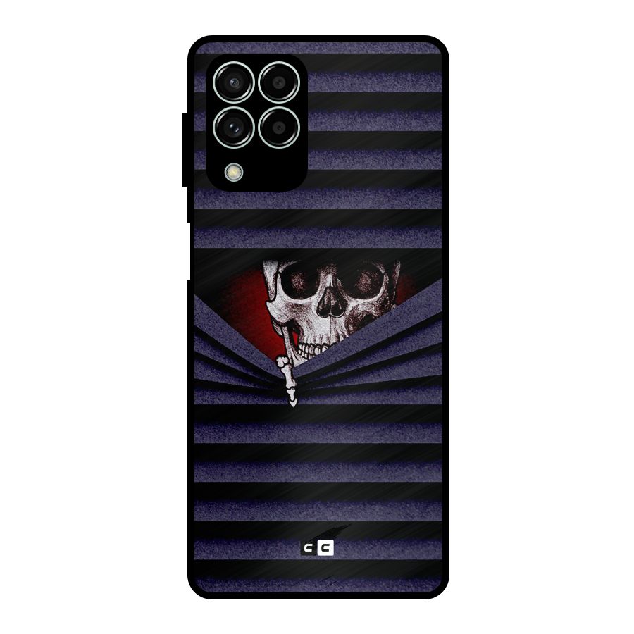 Skull Peak Metal Back Case for Galaxy M33