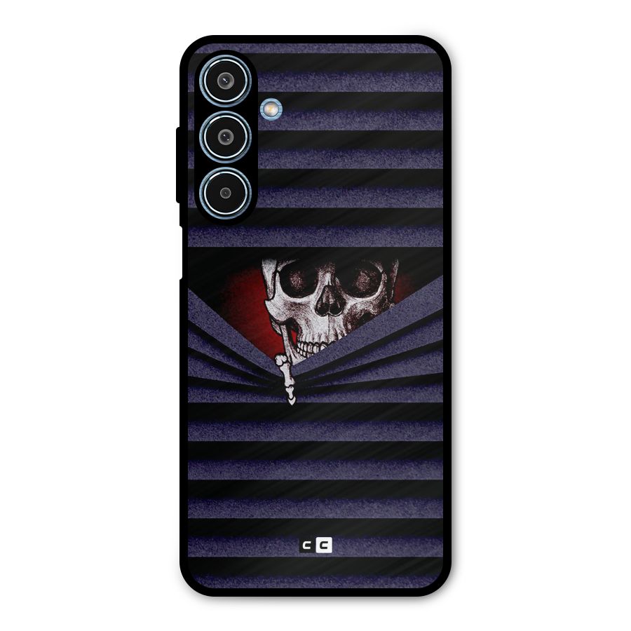Skull Peak Metal Back Case for Galaxy M35