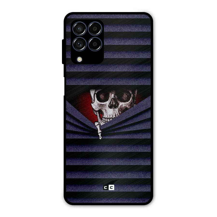 Skull Peak Metal Back Case for Galaxy M53 5G