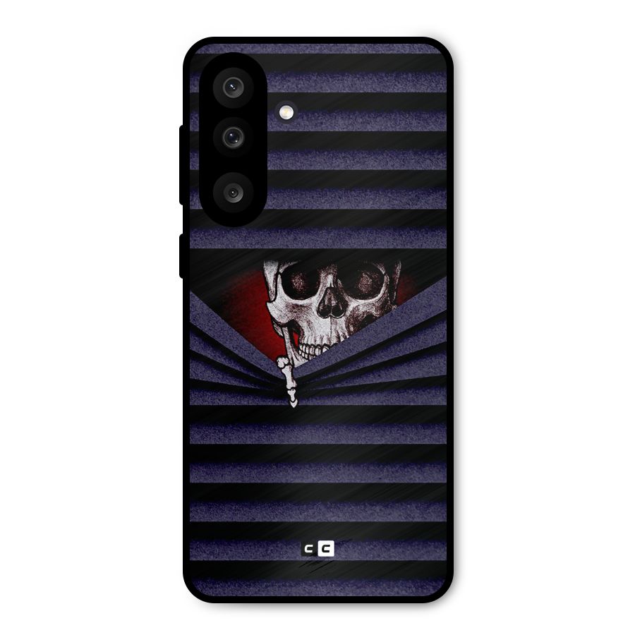 Skull Peak Metal Back Case for Galaxy M56