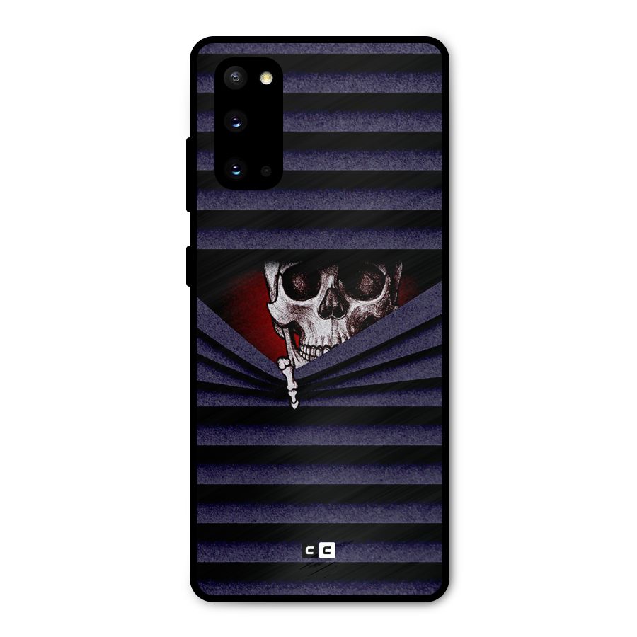 Skull Peak Metal Back Case for Galaxy S20
