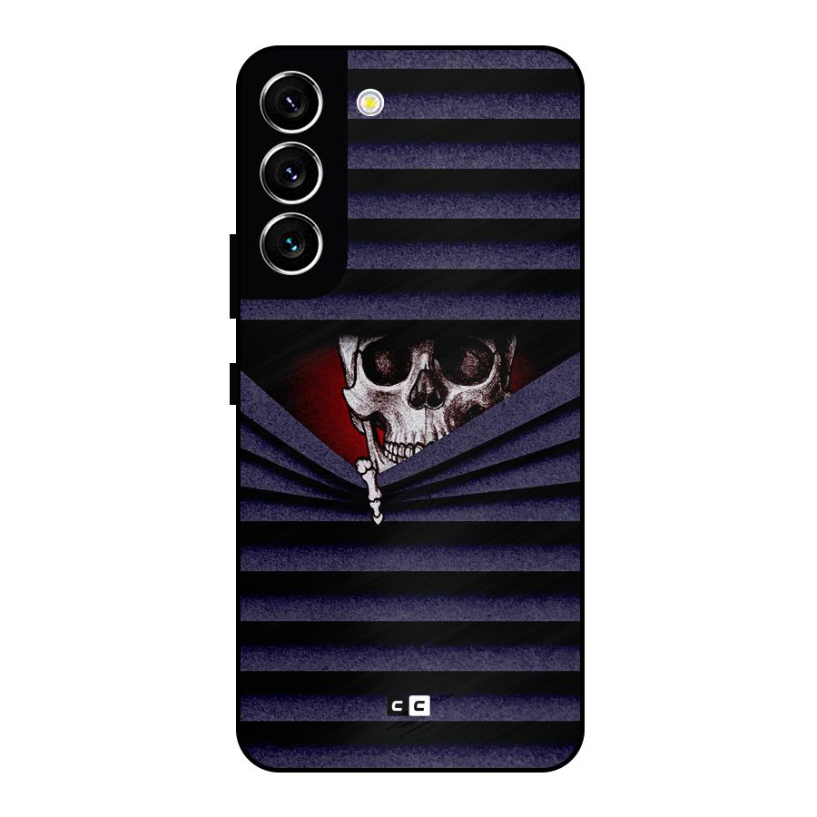 Skull Peak Metal Back Case for Galaxy S22 5G