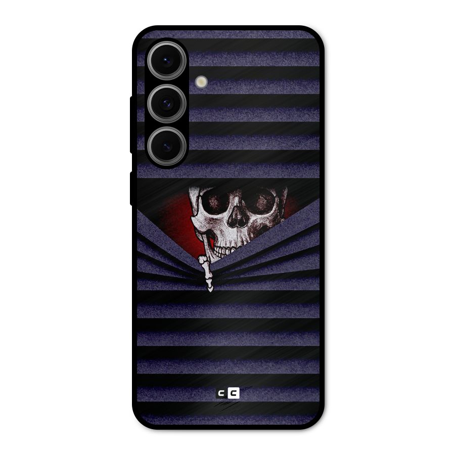 Skull Peak Metal Back Case for Galaxy S24 FE