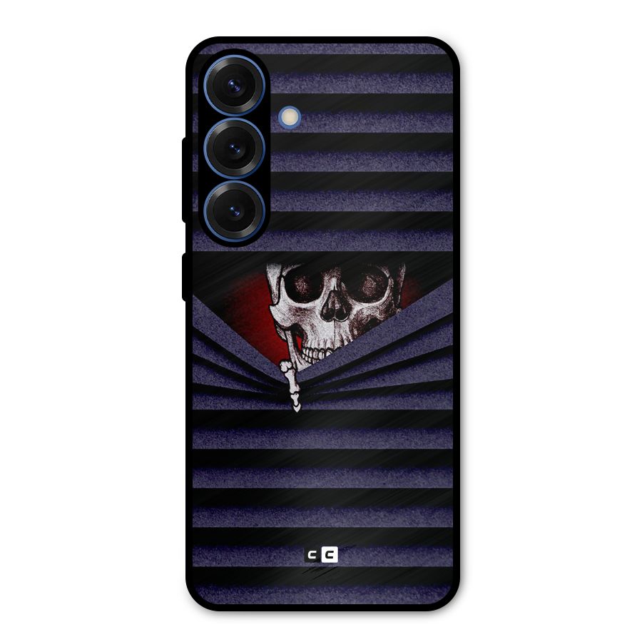 Skull Peak Metal Back Case for Galaxy S25