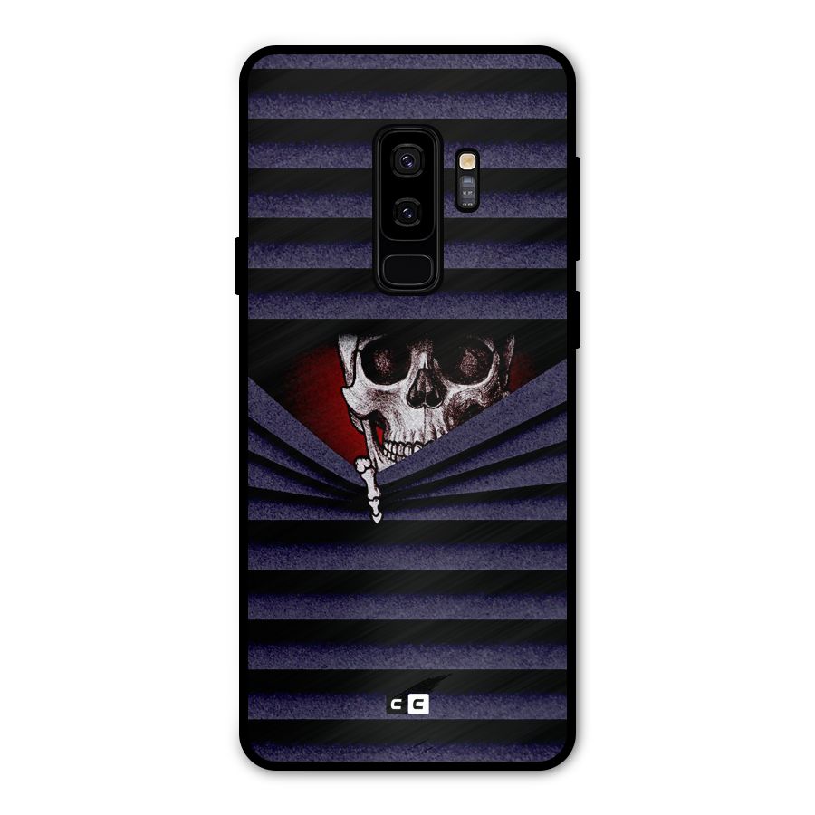 Skull Peak Metal Back Case for Galaxy S9 Plus