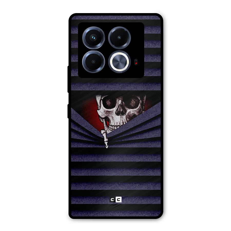 Skull Peak Metal Back Case for Infinix Note 40 5G