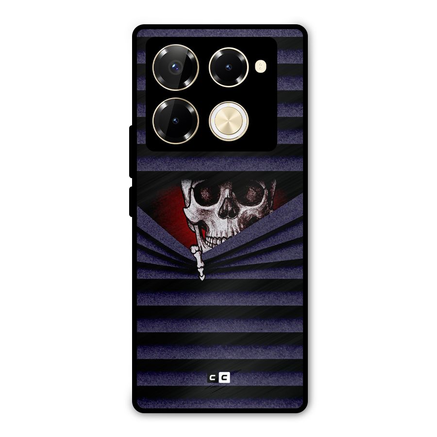 Skull Peak Metal Back Case for Infinix Note 40 Pro Plus