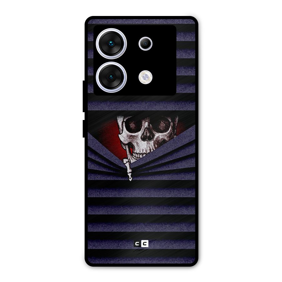 Skull Peak Metal Back Case for Infinix Zero 30 5G