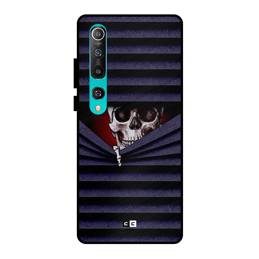 Skull Peak Metal Back Case for Mi 10