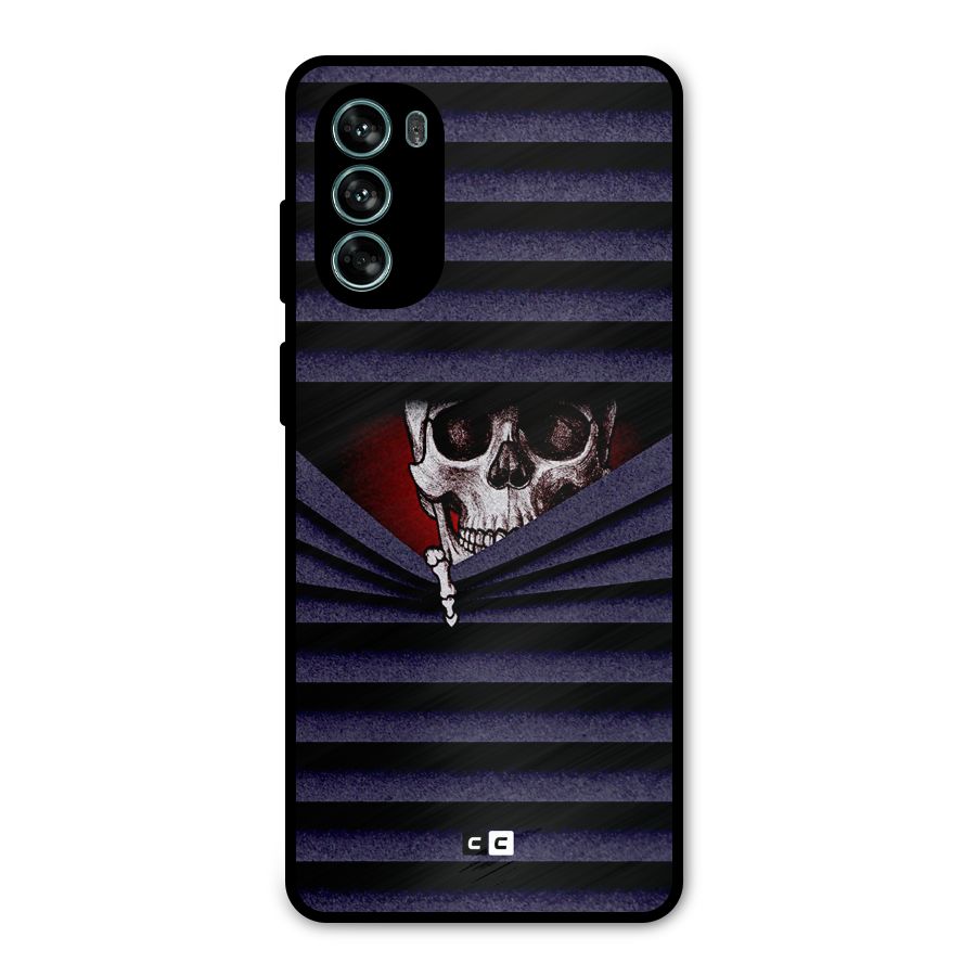Skull Peak Metal Back Case for Moto G62