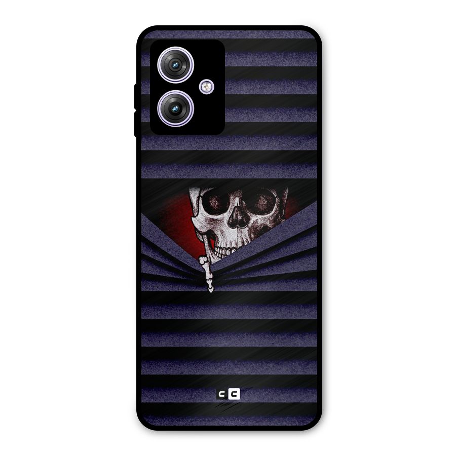 Skull Peak Metal Back Case for Moto G64