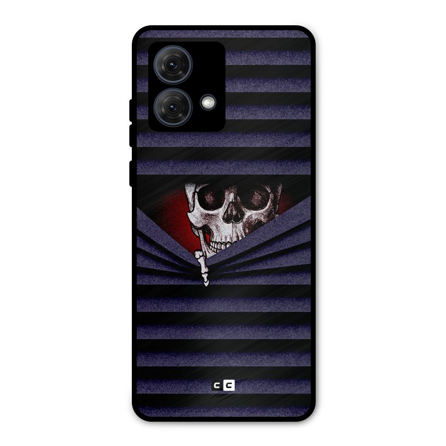 Skull Peak Metal Back Case for Moto G84