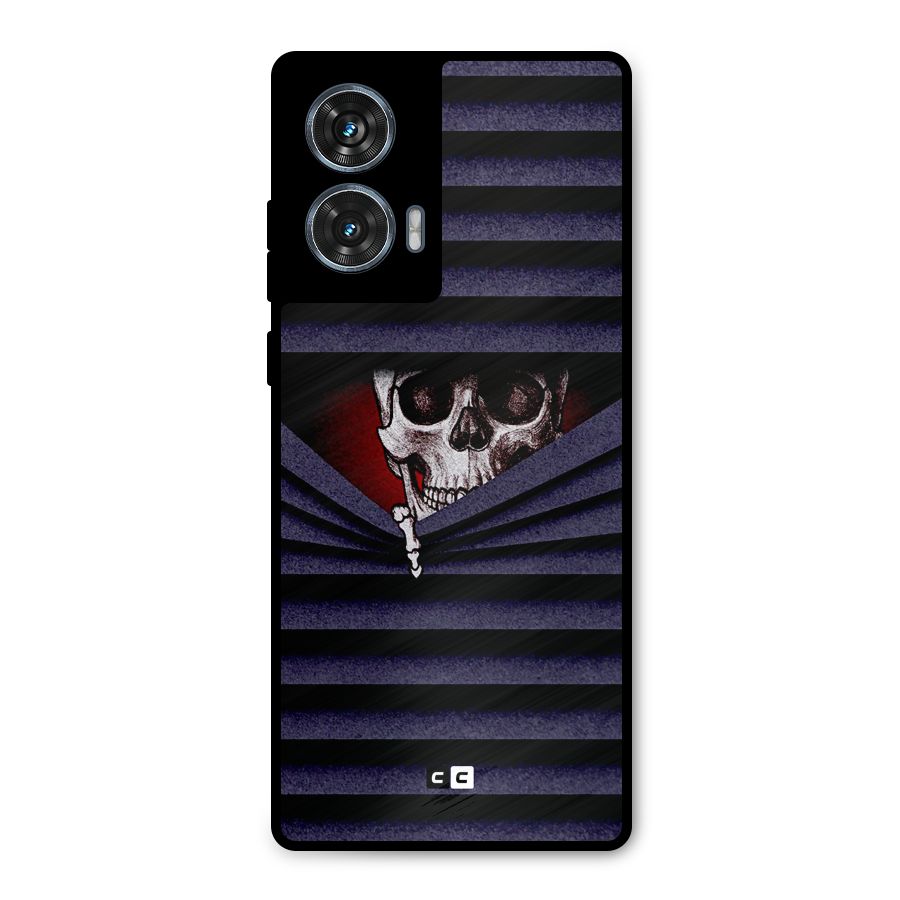Skull Peak Metal Back Case for Motorola Edge 50 Fusion
