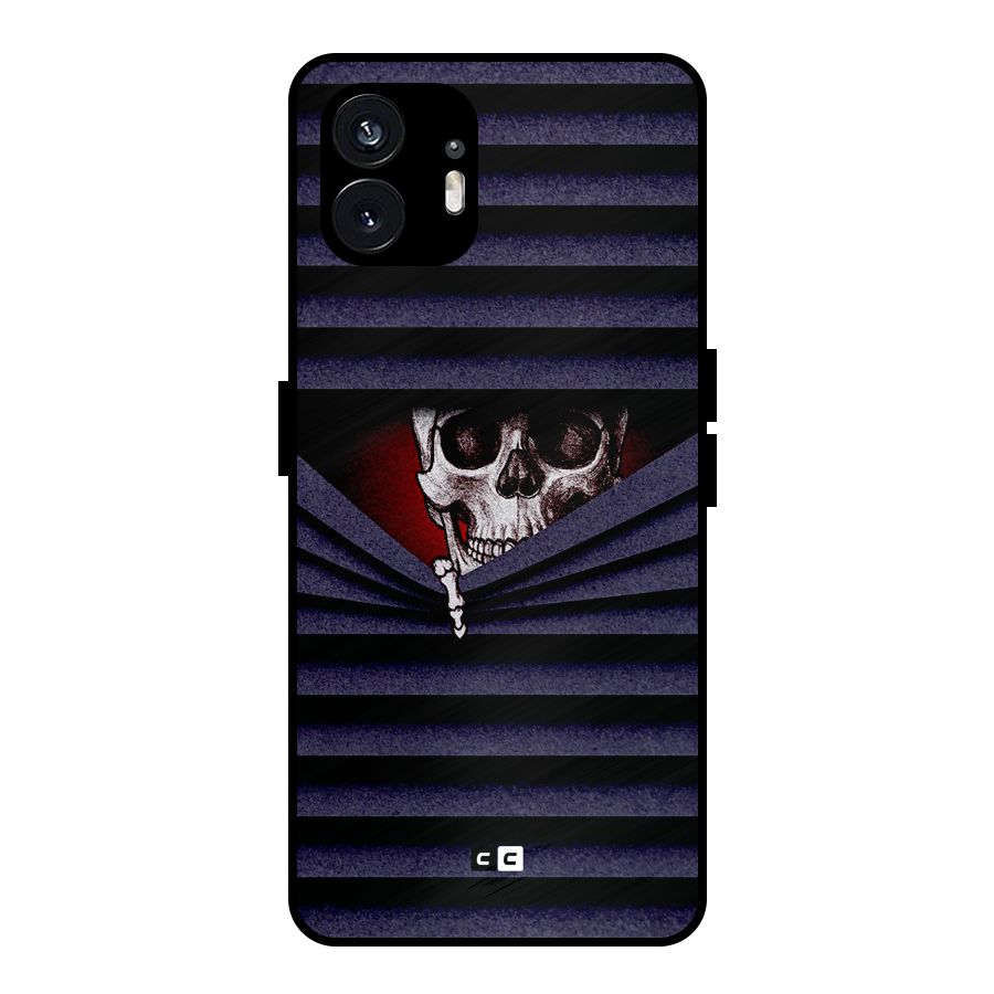 Skull Peak Metal Back Case for Nothing Phone 2