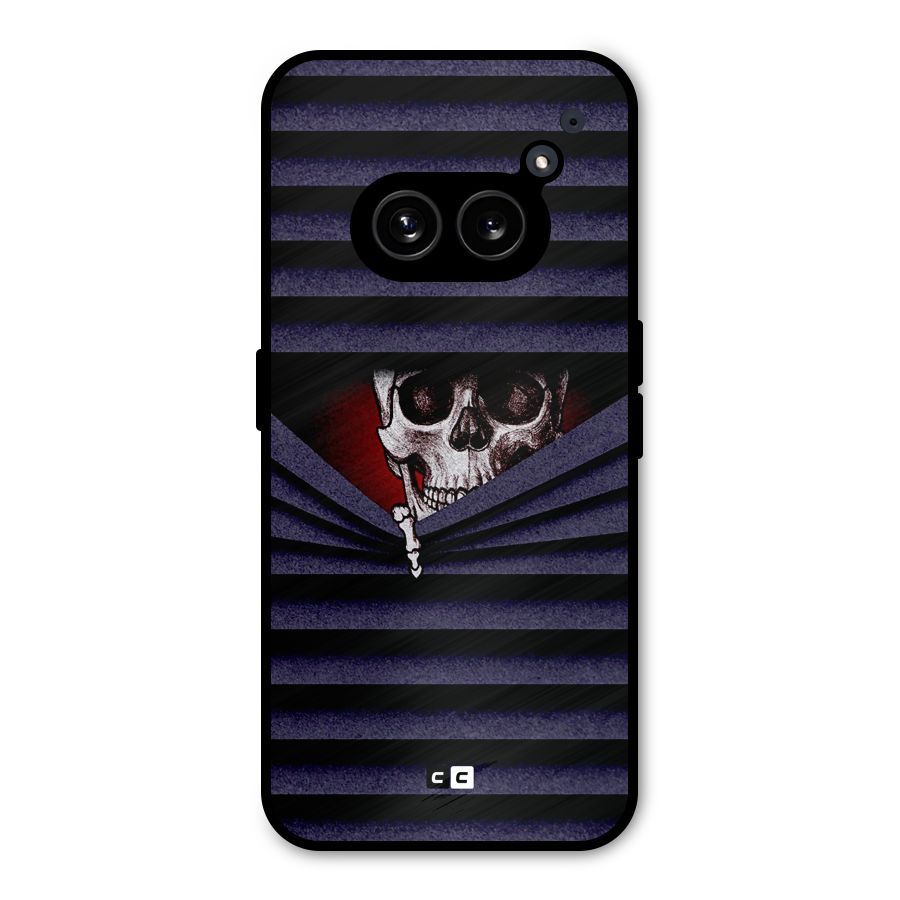 Skull Peak Metal Back Case for Nothing Phone 2a Plus