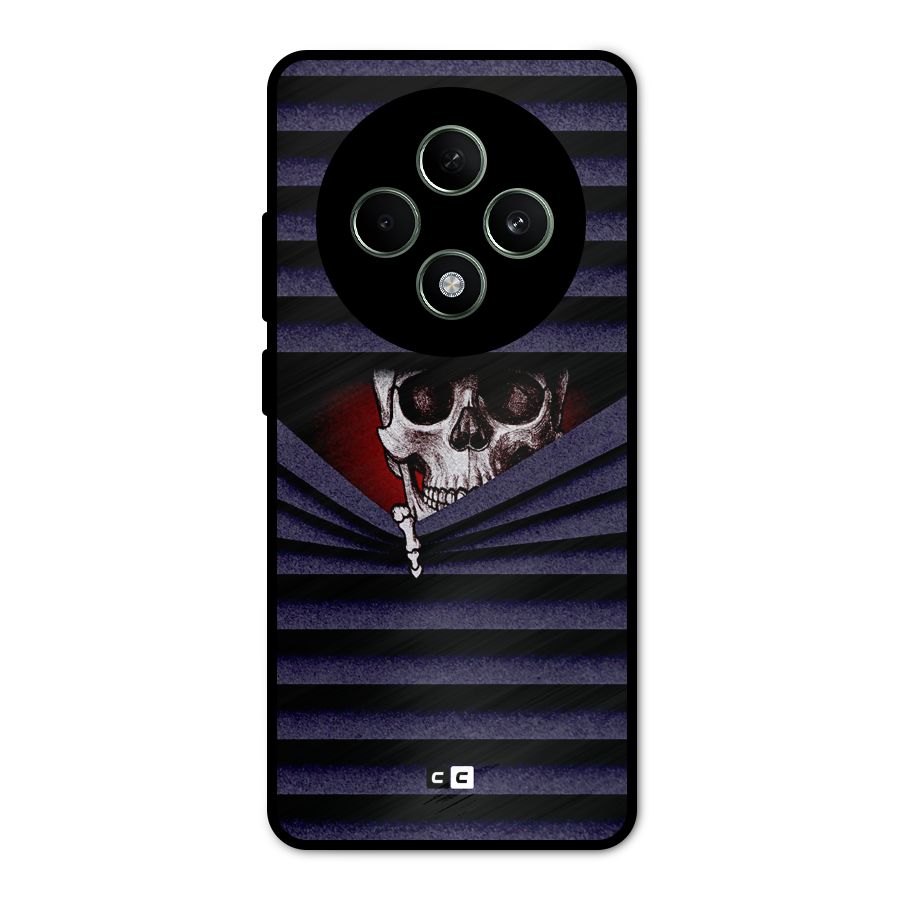 Skull Peak Metal Back Case for Oppo F27