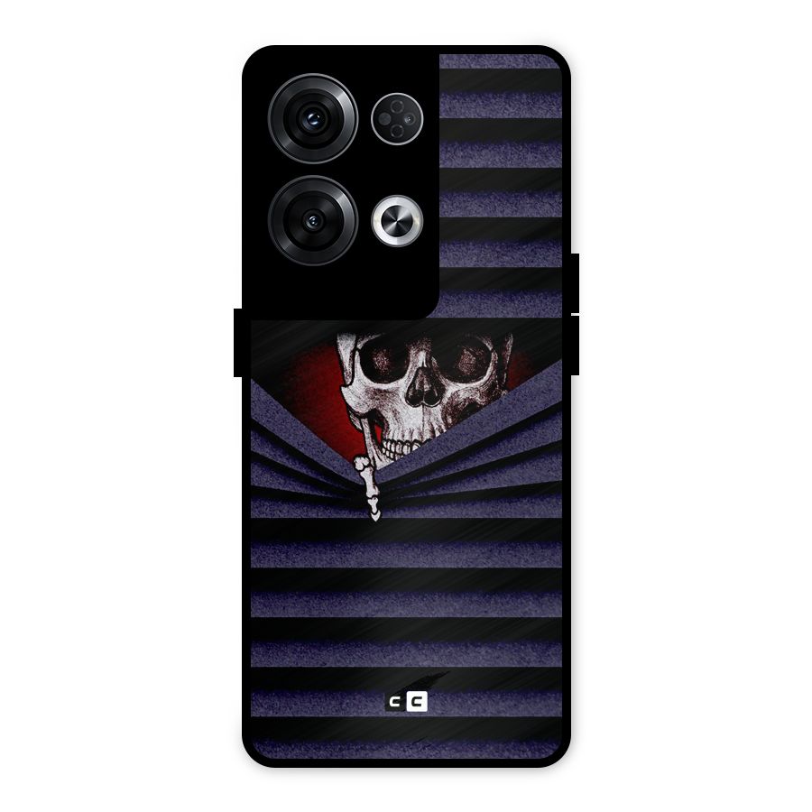 Skull Peak Metal Back Case for Oppo Reno8 Pro 5G