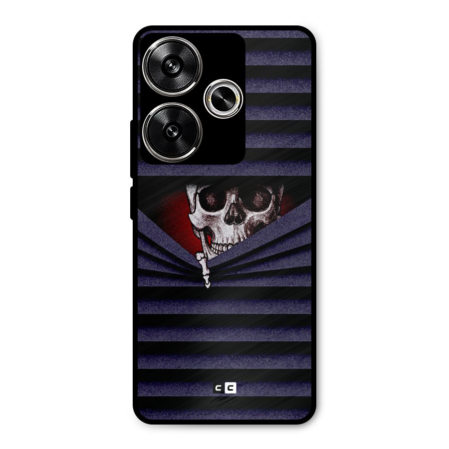 Skull Peak Metal Back Case for Poco F6