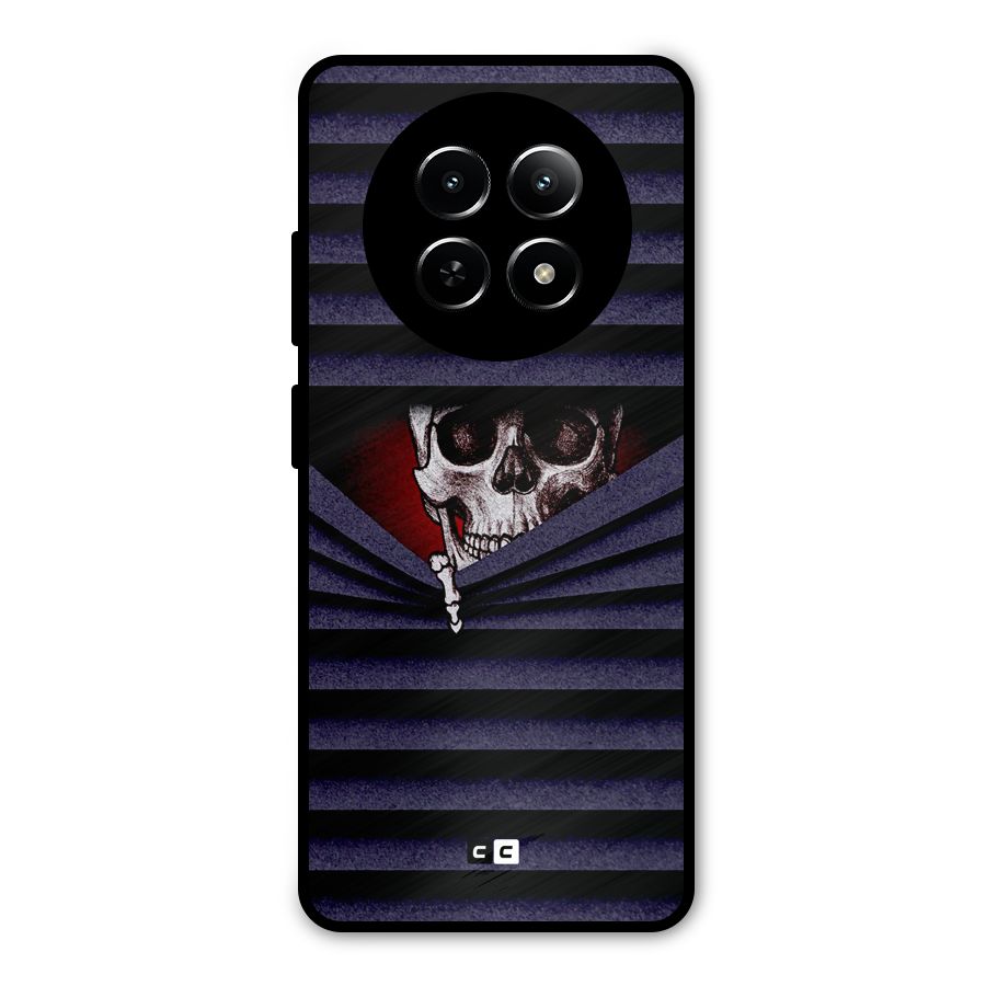 Skull Peak Metal Back Case for Realme 12x 5G