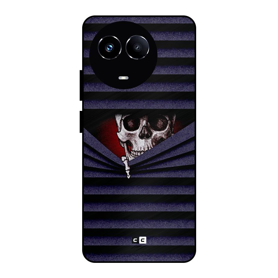 Skull Peak Metal Back Case for Realme Narzo 60X