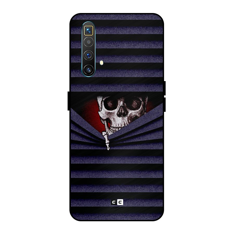 Skull Peak Metal Back Case for Realme X3