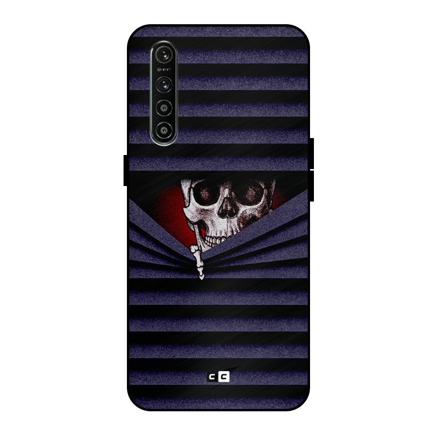 Skull Peak Metal Back Case for Realme XT