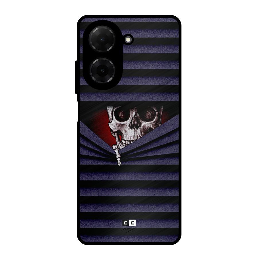 Skull Peak Metal Back Case for Redmi A5 4G