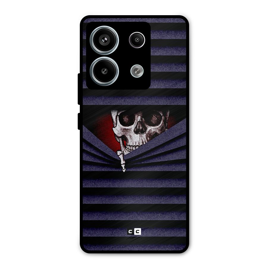 Skull Peak Metal Back Case for Redmi Note 13 Pro 5G