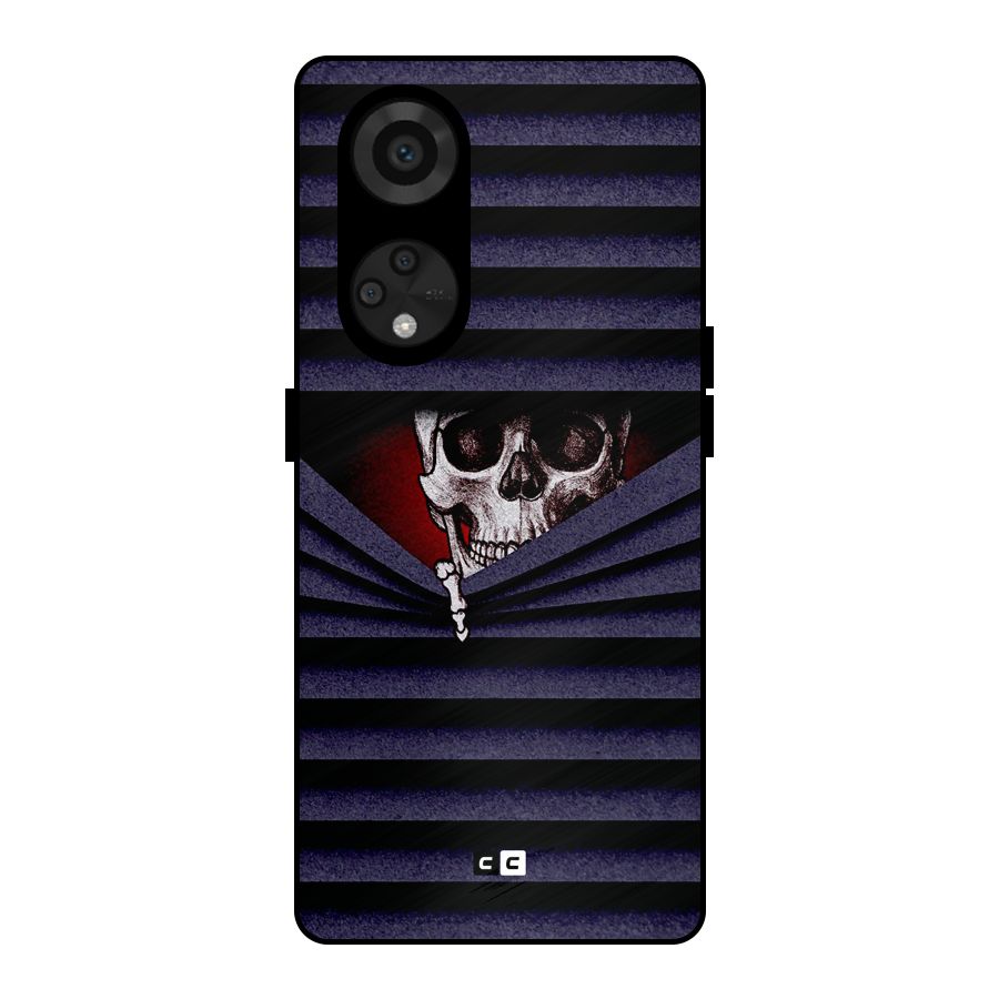 Skull Peak Metal Back Case for Reno8 T 5G