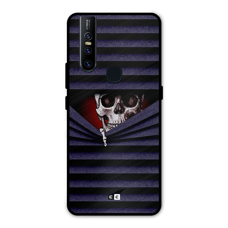 Skull Peak Metal Back Case for Vivo V15
