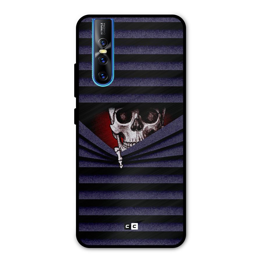 Skull Peak Metal Back Case for Vivo V15 Pro