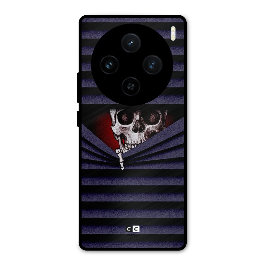 Skull Peak Metal Back Case for Vivo X100