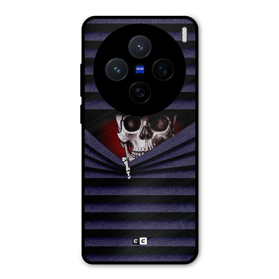 Skull Peak Metal Back Case for Vivo X200