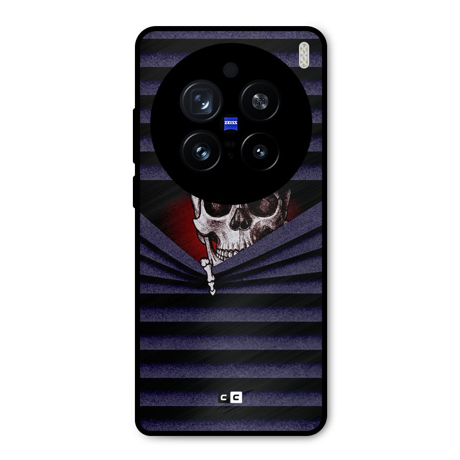 Skull Peak Metal Back Case for Vivo X200 Pro