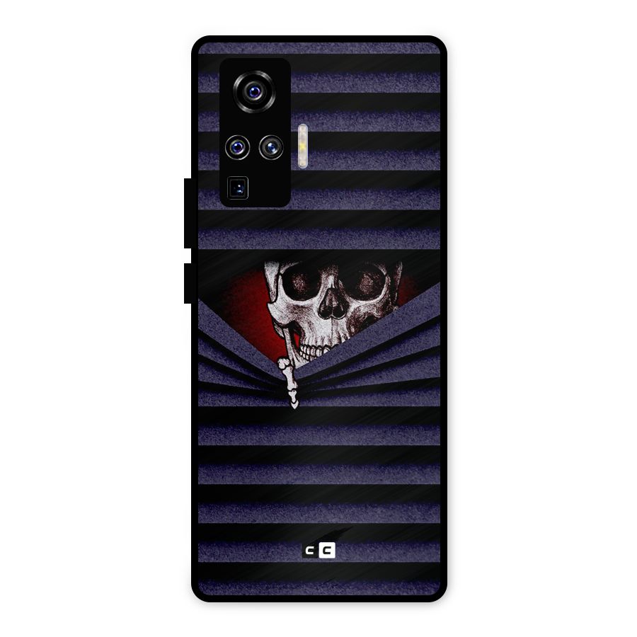 Skull Peak Metal Back Case for Vivo X50 Pro