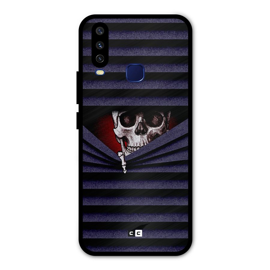 Skull Peak Metal Back Case for Vivo Y12