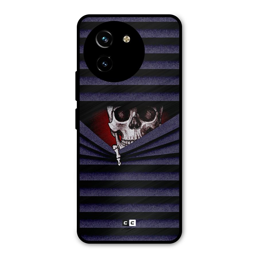 Skull Peak Metal Back Case for Vivo Y200i
