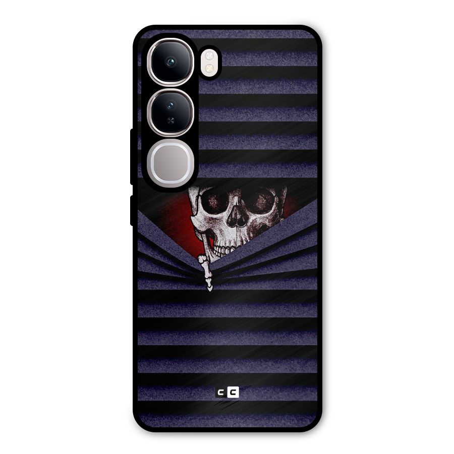 Skull Peak Metal Back Case for Vivo Y300