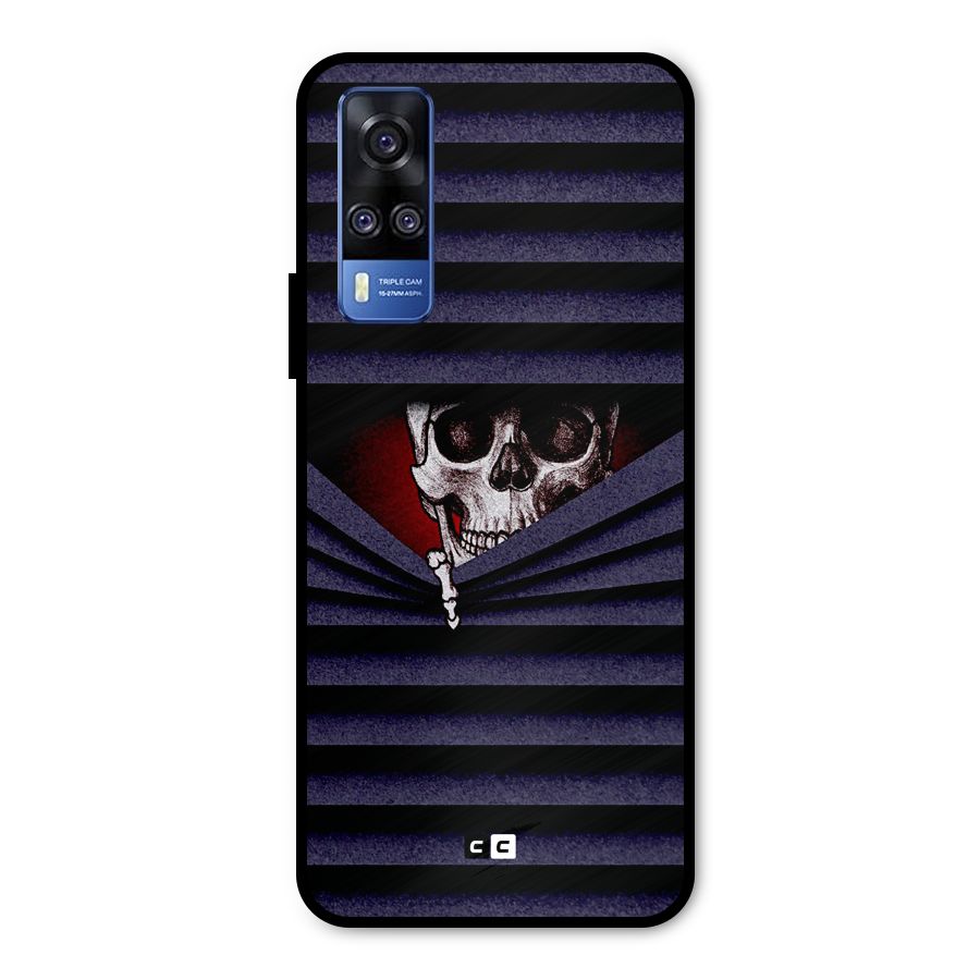 Skull Peak Metal Back Case for Vivo Y31